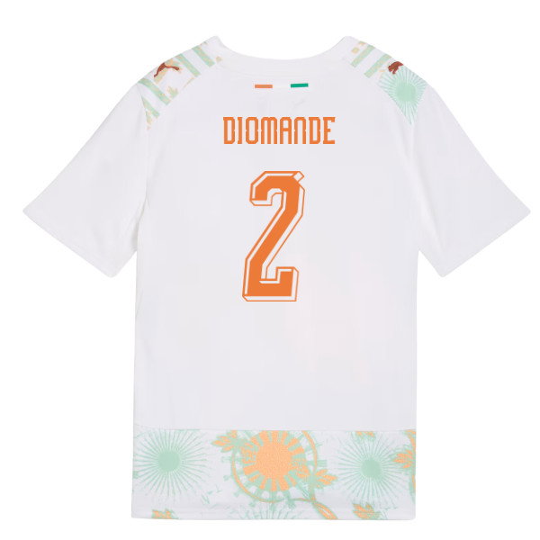 2026-2027 Ivory Coast Away Shirt (Kids) (Diomande 2)-SoccerKits Hub | Buy Soccer Jerseys Online